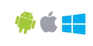 android ios windows logo